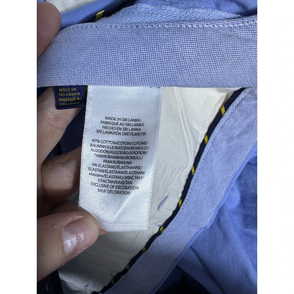 Polo Ralph Lauren Chino Shorts Size 44B 44 Big Classic Fit Stretch Flat Front